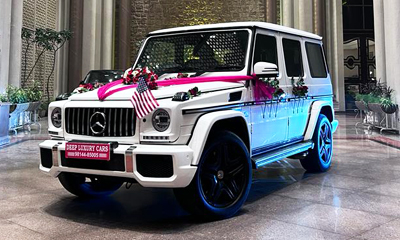 Mercedes G-Wagon Car on Rental